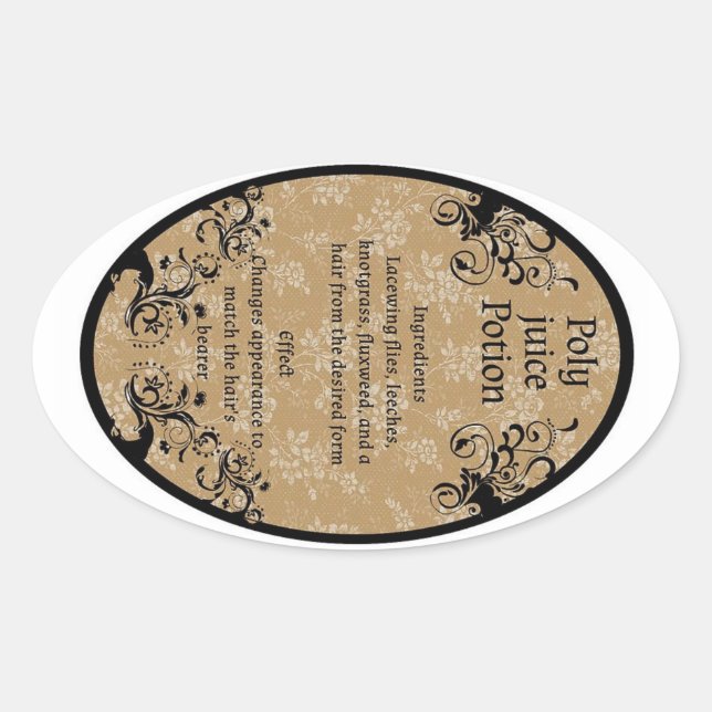 Étiquette de potion de polyjus (Devant)