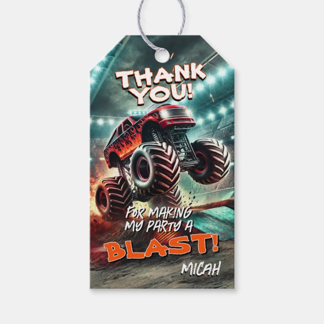 Étiquette de préférence de la fête de camionnette  (Devant)