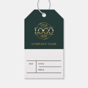 Étiquette de prix avec logo d'entreprise Simple Gr