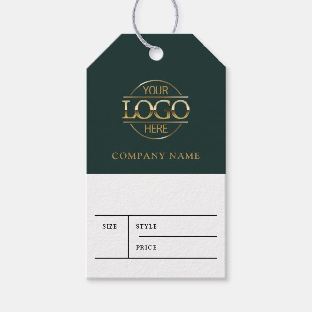 Étiquette de prix avec logo d'entreprise Simple Gr (Devant)