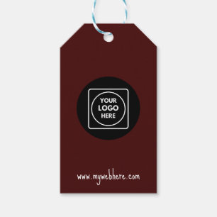 Étiquette de prix de description de produit de log