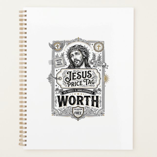 Étiquette de prix de Jésus vaut la peine Étiquette (Devant)