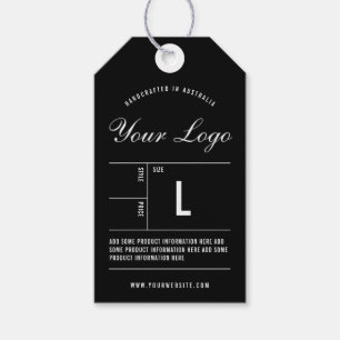 Étiquette de prix de la suspension du logo