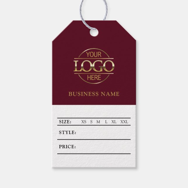 Étiquette de prix de logo d'entreprise de médias s (Devant)