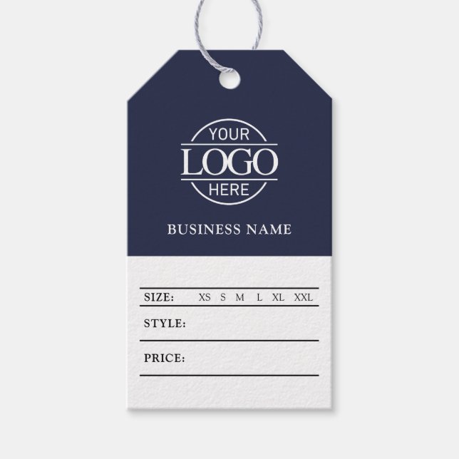 Étiquette de prix de logo d'entreprise de médias s (Devant)