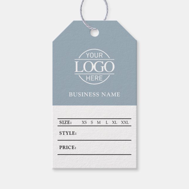 Étiquette de prix de logo d'entreprise de médias s (Devant)