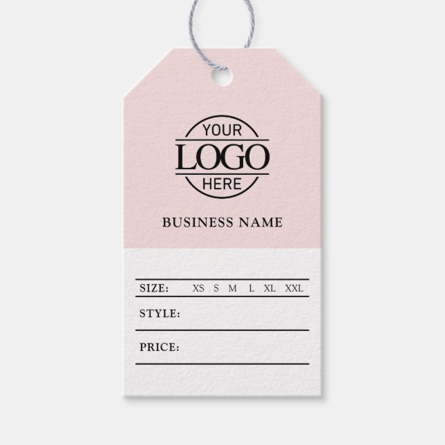 Étiquette de prix de logo d'entreprise de médias s (Devant)