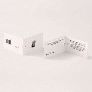Étiquette de prix de logo Simple Blush UPC Vêteme