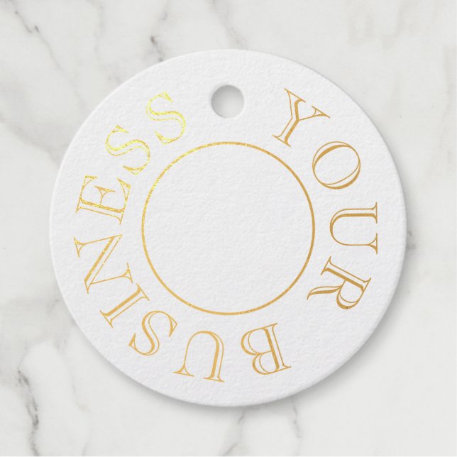 Étiquette de prix or (Devant)