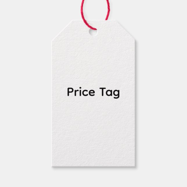Étiquette de prix personnalisée (Devant)