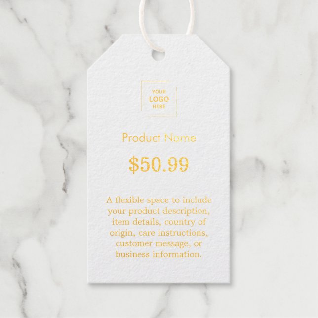 Étiquette de prix personnalisée Style de suspensio (Recto)
