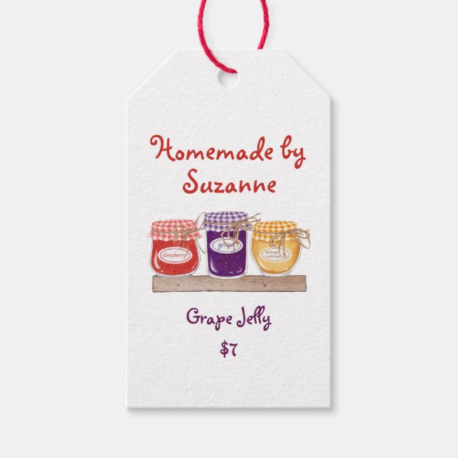 Étiquette de prix pour confiture et gelée maison (Devant)