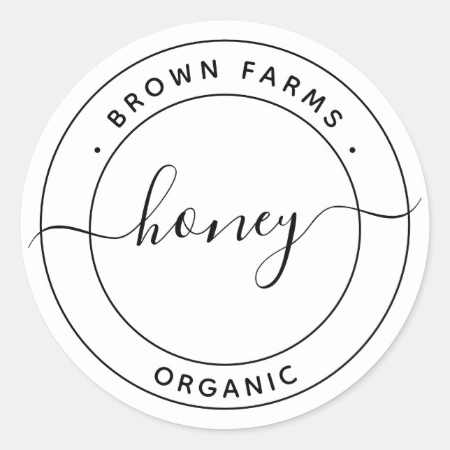 Étiquette de produit (Devant)