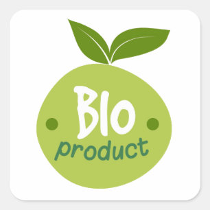 Étiquette de produit biodégradable