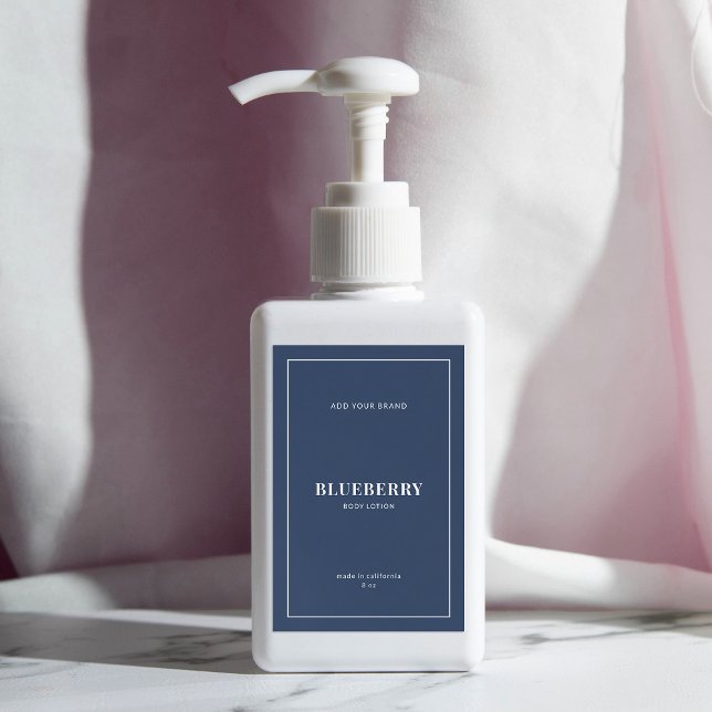 Étiquette de produit couleur modifiable à bordure  (Créateur téléchargé)