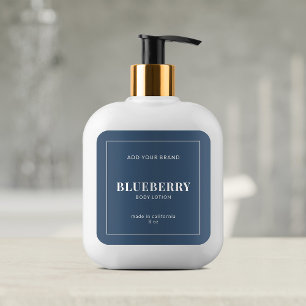 Étiquette de produit couleur modifiable à bordure 