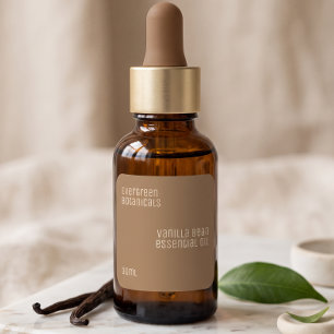 étiquette de produit de beauté minimaliste crème s