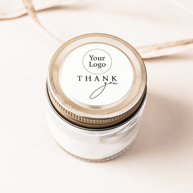 Étiquette de produit de remerciement d'entreprise  (Créateur téléchargé)