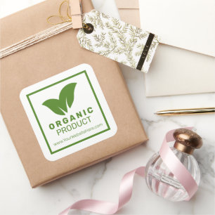 Étiquette de produit écologique écologique bio
