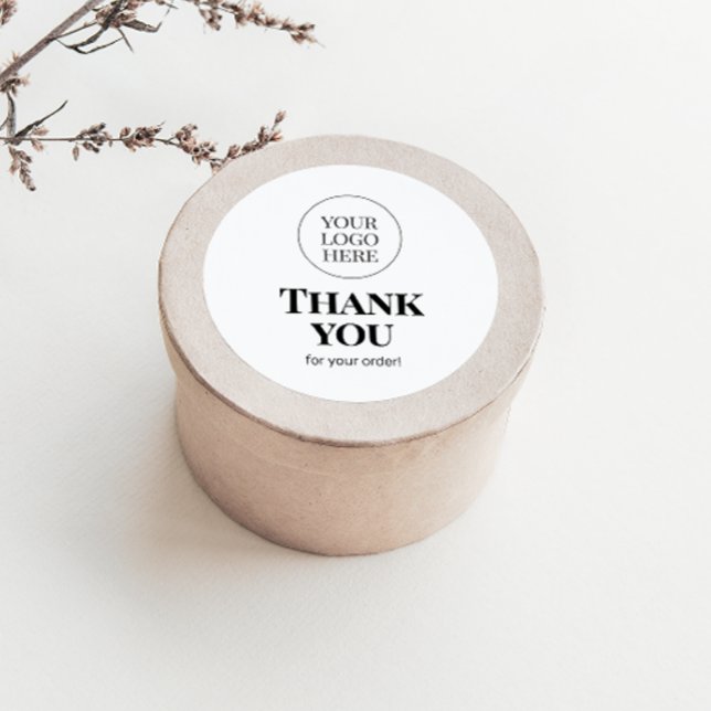 Étiquette de produit Merci Entreprise Classique Mi (Créateur téléchargé)