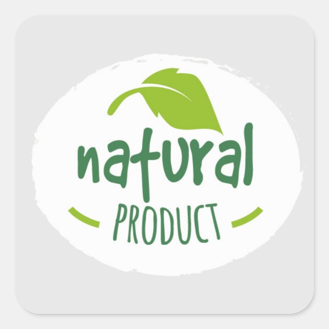 Étiquette de produit naturel (Devant)