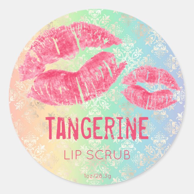 Étiquette de produit Pastel Shimmer Lip Scruter (Devant)