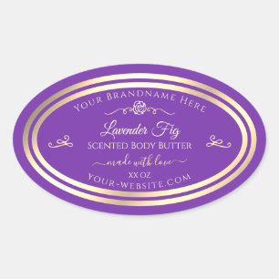 Étiquette de produit Royal Purple avec cadre de Sh