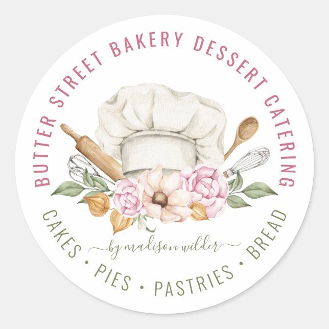 Étiquette de produit ustensile de pâtisserie pour  (Devant)