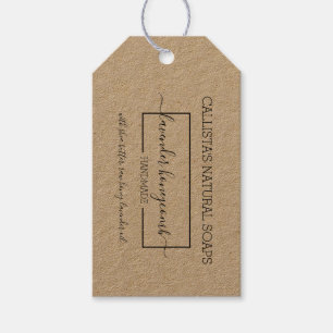 Étiquette de produits d'emballage de savon en papi