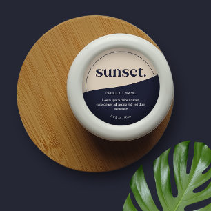 Étiquette de produits Logo Moderne