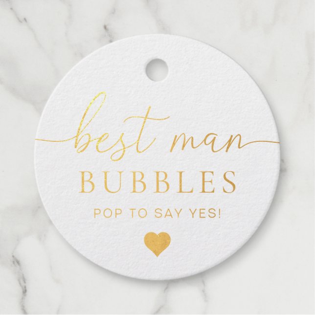 Étiquette de proposition de témoin de mariage en f (Devant)