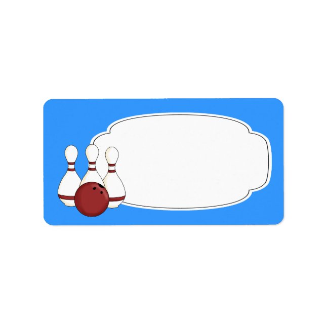 Étiquette de quilles (Devant)