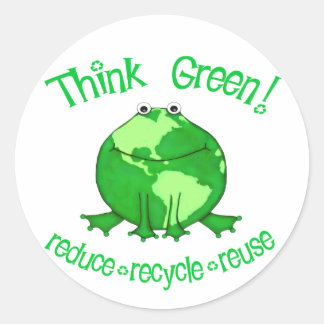 Étiquette de recyclage de l'environnement de greno