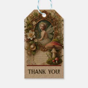 Étiquette de remerciement cadeau Fée enchantée