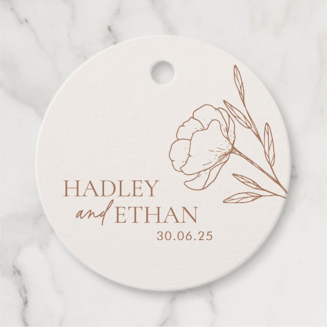 Étiquette de remerciement de cadeau de mariage min (Devant)