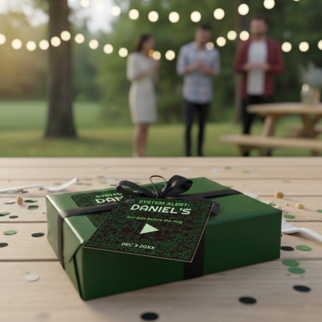 Étiquette de remerciement de la Tech Code Party (Créateur téléchargé)