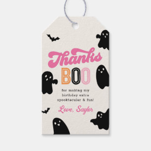 Étiquette de remerciement Halloween féminine