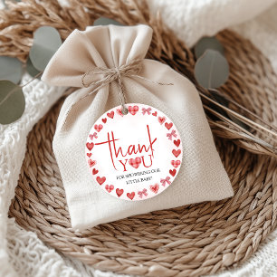 Étiquette de remerciement pour Baby Shower Sweethe