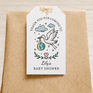 Étiquette de remerciement pour Baby Shower Tarot C