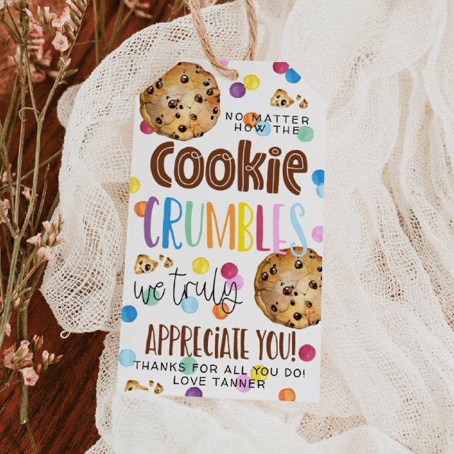 Étiquette de remerciement pour biscuits (Créateur téléchargé)
