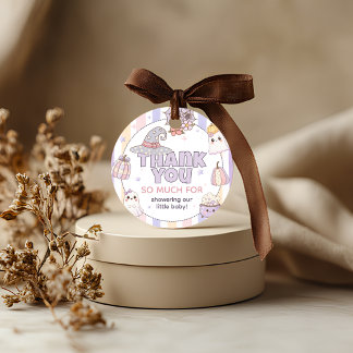 Étiquette de remerciement pour cadeau de baby show