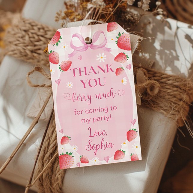 Étiquette de remerciement pour fête d'anniversaire (Créateur téléchargé)