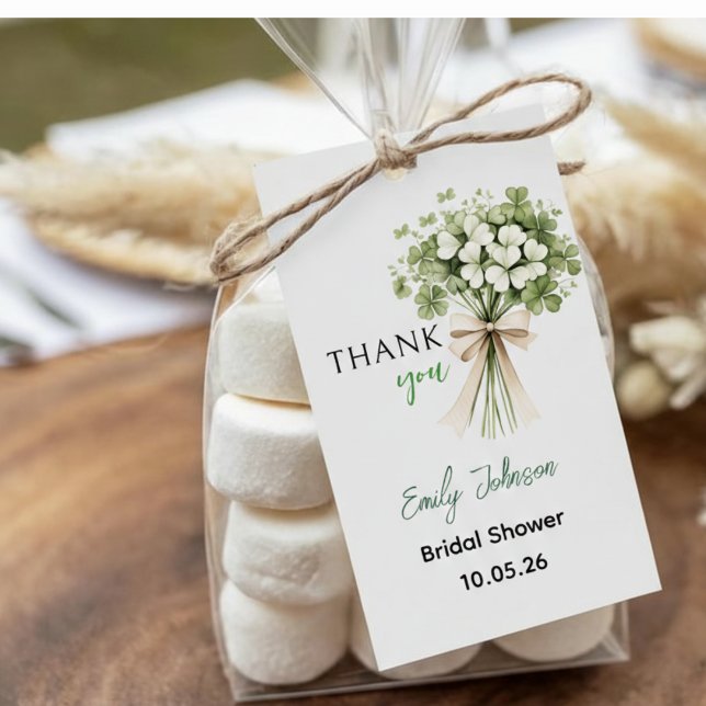 Étiquette de remerciement pour la fête de mariage  (Créateur téléchargé)