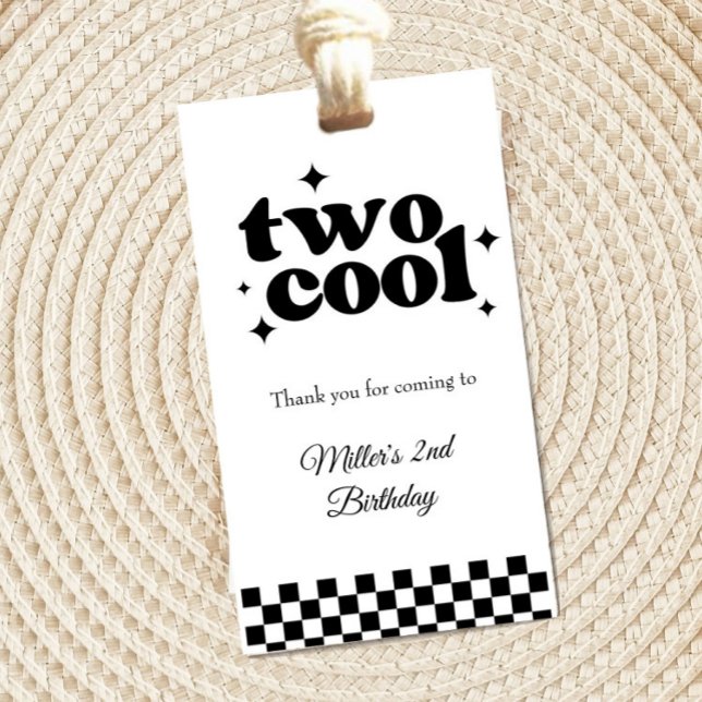 Étiquette de remerciement pour un 2e anniversaire  (birthday thank you stickers, birthday thank you, retro birthday, boy 2nd birthday, 2nd birthday favo)