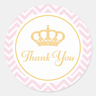 Étiquette de remerciement Princesse