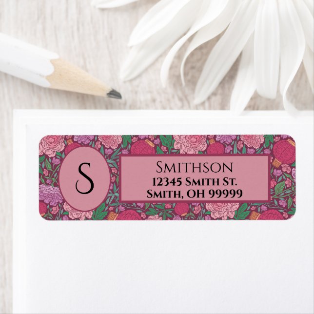 Étiquette de retour japonaise pour la fête des mèr (En situation)