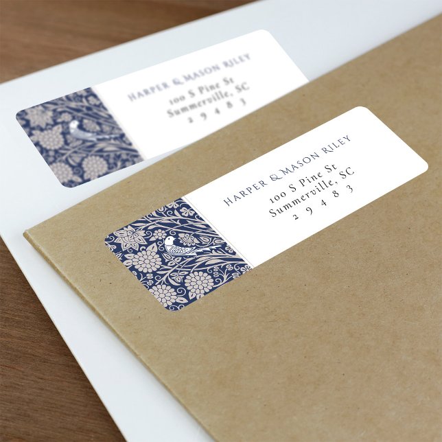 Étiquette de retour Mariage victorien classique (Créateur téléchargé)