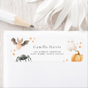 Étiquette de retour pour l'anniversaire de l'enfan