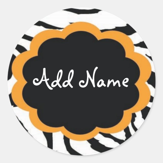 Étiquette de sac de traitement Halloween (Devant)