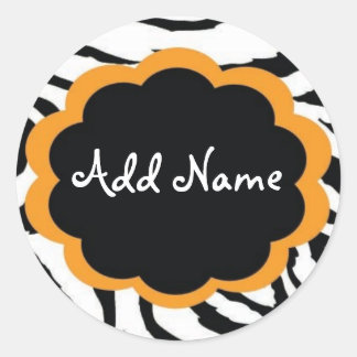 Étiquette de sac de traitement Halloween